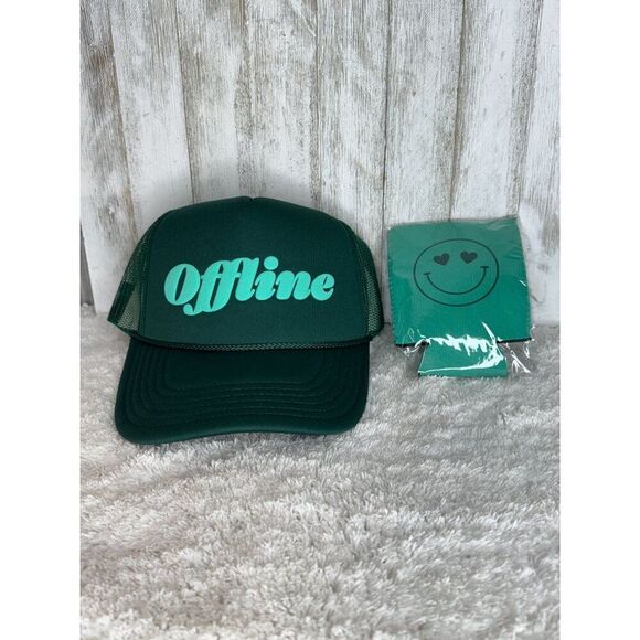 Offline Trucker Hat and Can Koozie NEW - Picture 1 of 3